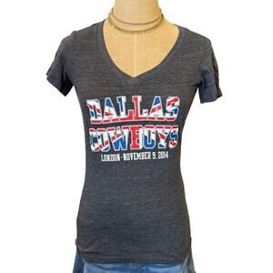 NFL DALLAS COWBOYS Her Style london 11/9/14 Football Tee T-Shirt XS
